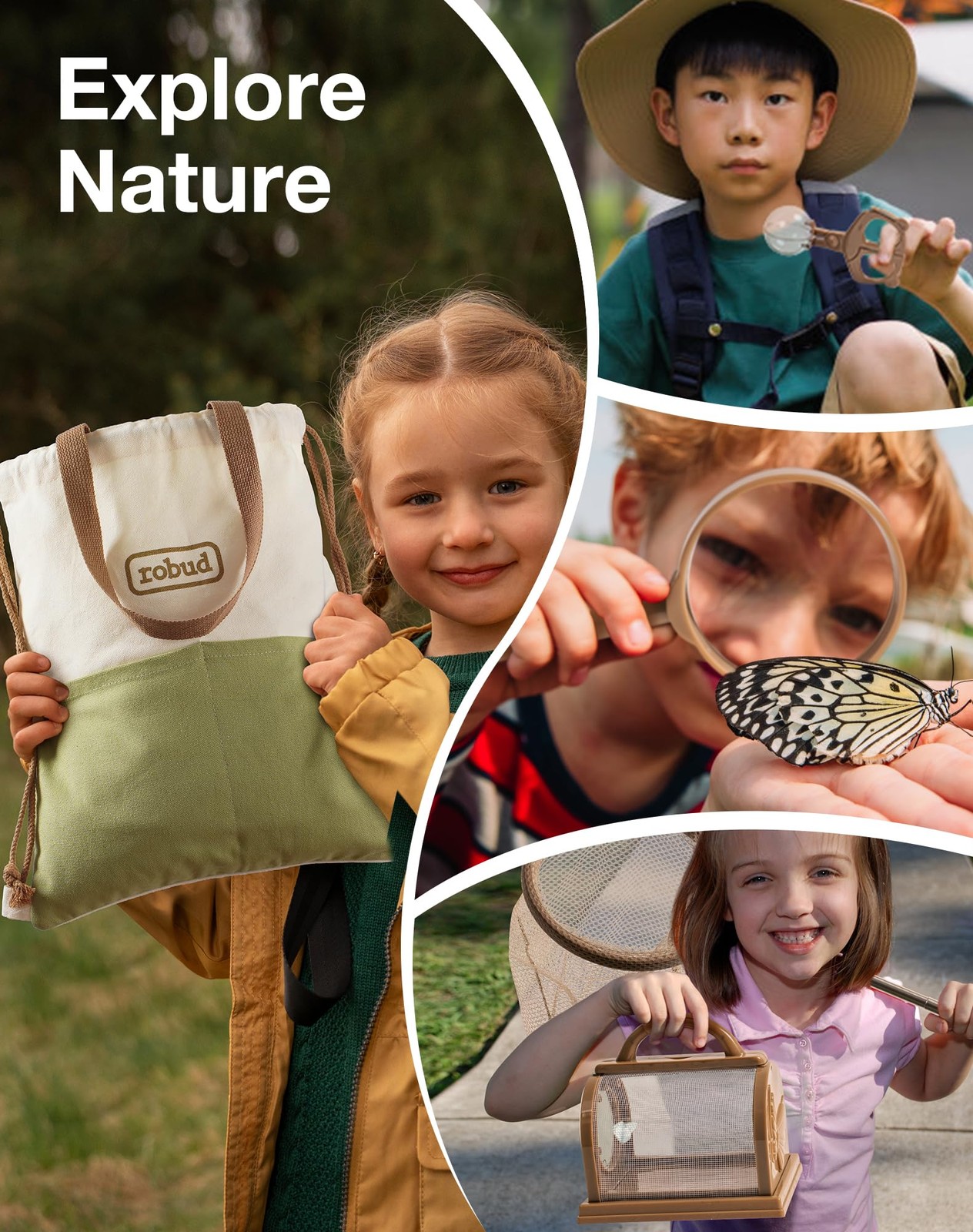 Explorer Set for Kids, Explorer Set with Insect Catcher, Magnifier, Insect Beoba…