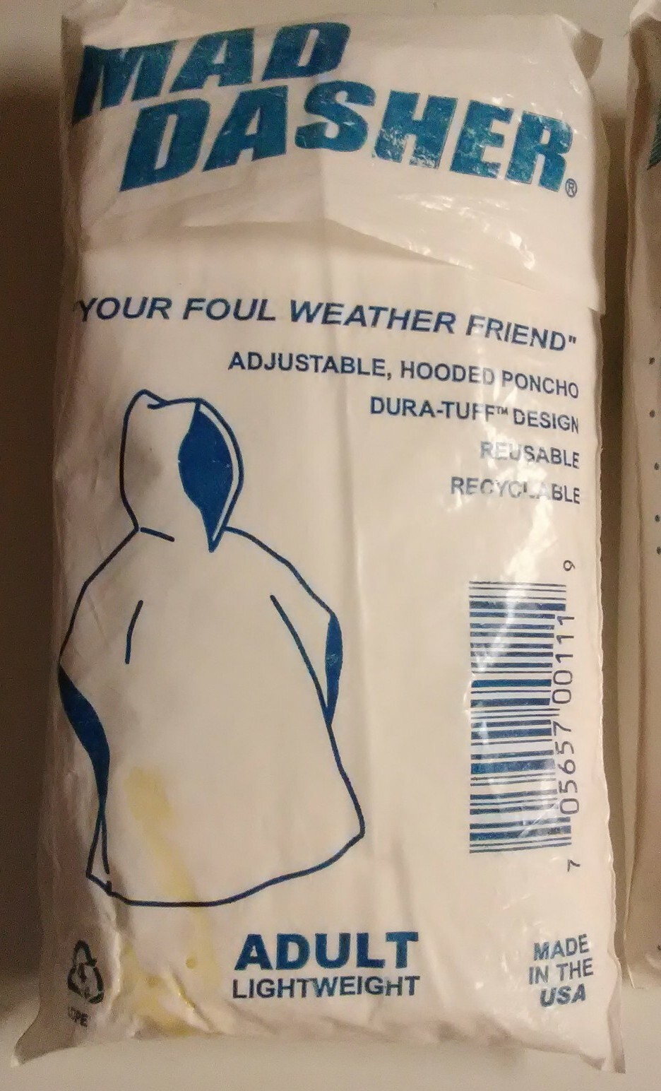 Experimental Aircraft Association Vtg Mad Dasher Rain Poncho Lot of 2