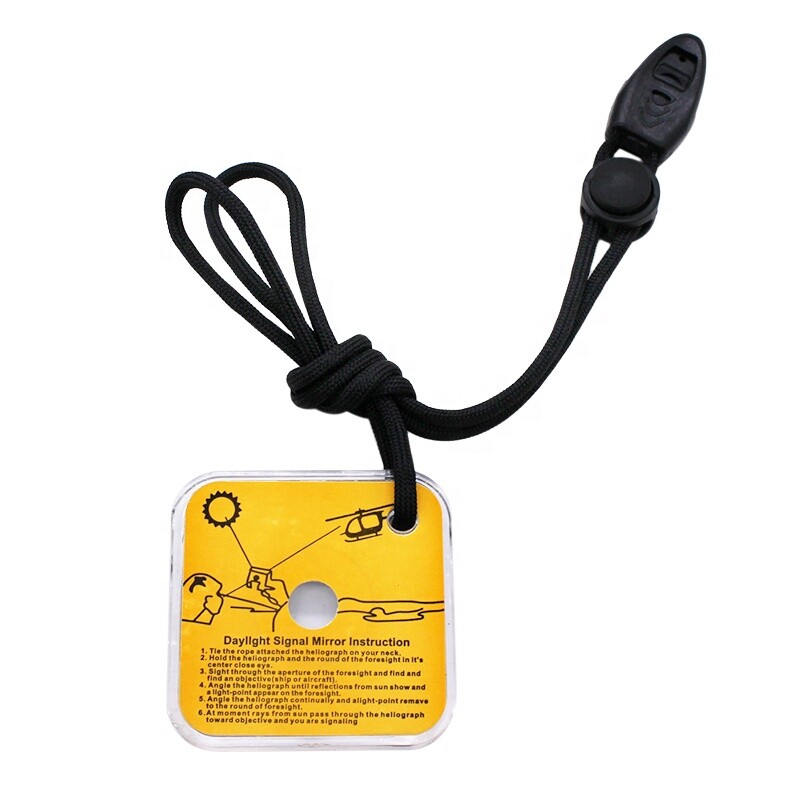 Indestructible Signalling Mirror | EDC Survival Rescue Hiking Military Cadets