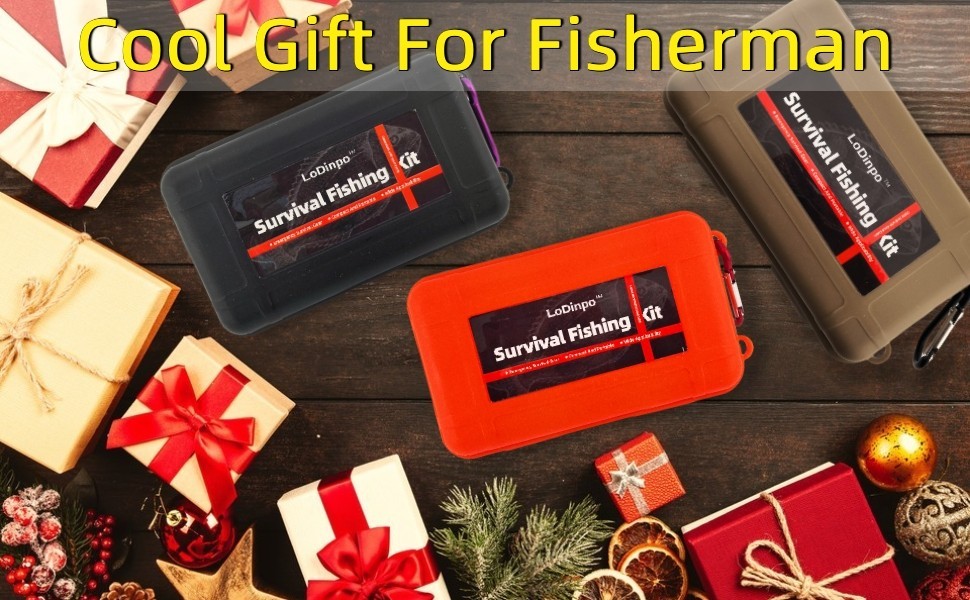 Survival Fishing Kit Pocket-Sized Emergency Tackle Box for Outdoor Adventure