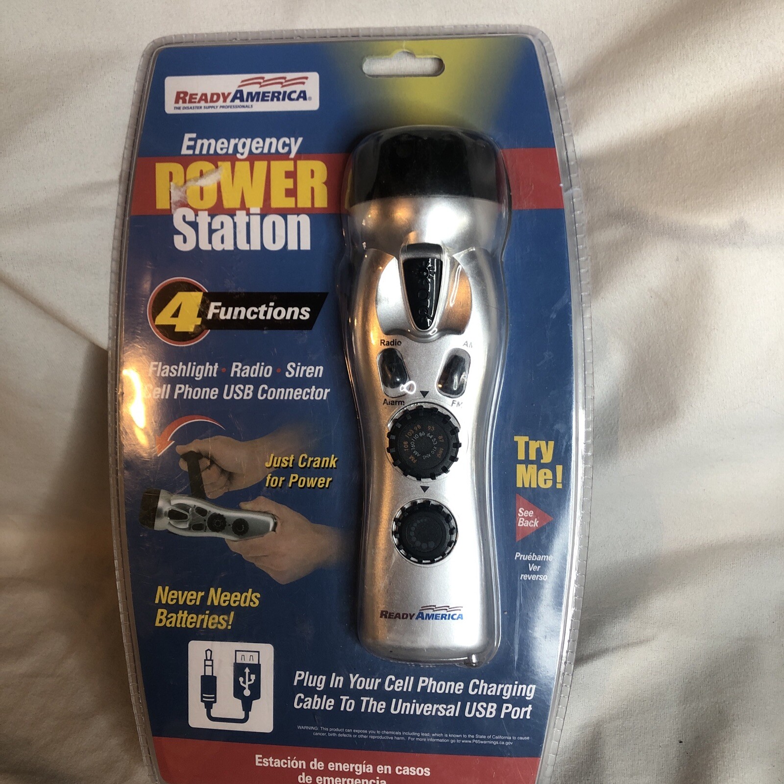 Ready America 70801 Emergency Power Station, 4 Function NEW!!
