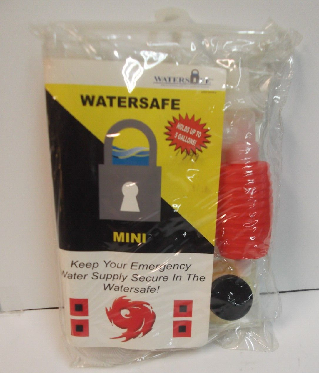 WATERSAFE MINI KEEPS EMERGENCY WATER SECURE NIP