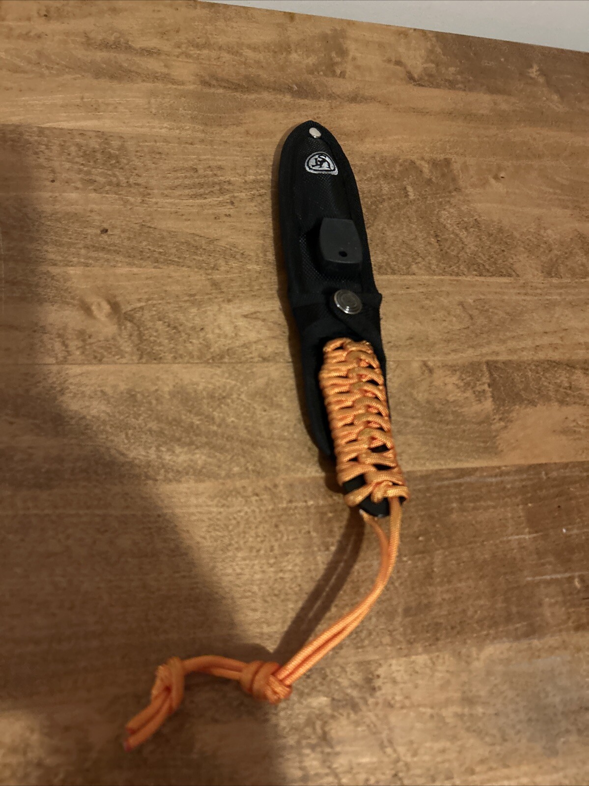 [Used] UST Woodlands Para Knife 4.0 Sheath Orange Braided Handle