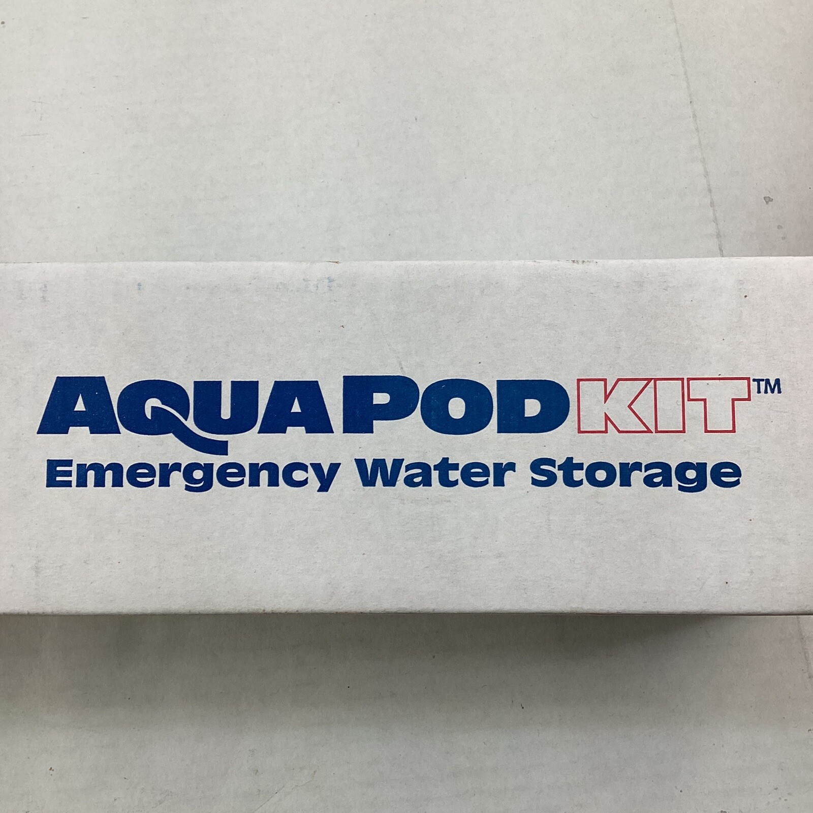 AquaPod Kit 65 gal Emergency Water Storage In-Home Bathtub New