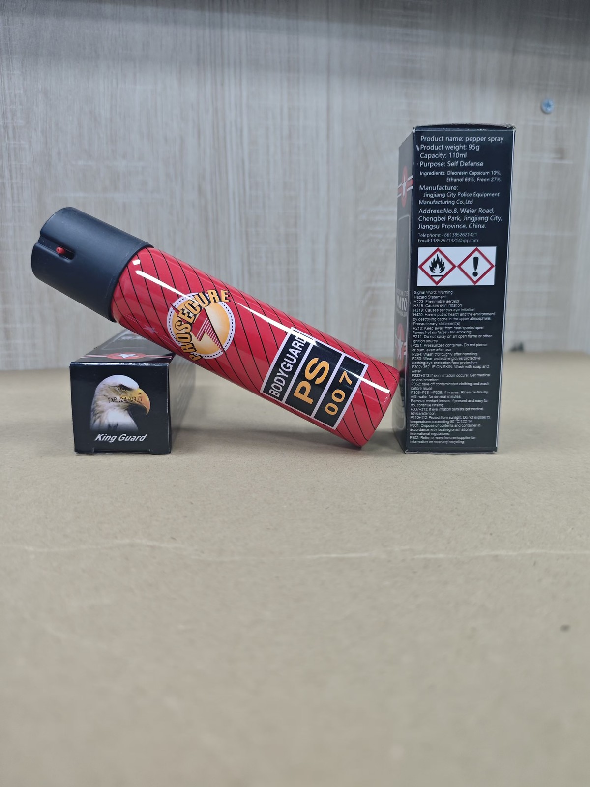 4 Pack Personal Safety Spray Self Defense Portable Red Security Canisters