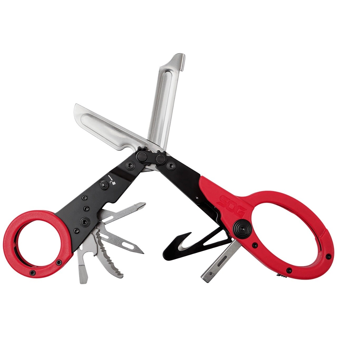 SOG PARA SHEARS MULTI-FUNCTION FOLDING EMERGENCY TRAUMA SHEARS 11 ON-BOARD TOOLS