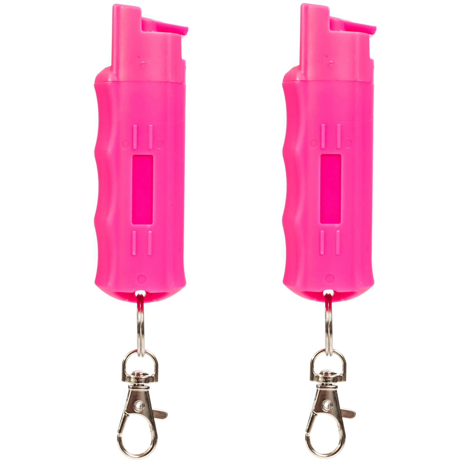 2 Pack 1/2oz Pink Pepper Spray Keychains for Women’s Self-Defense Security