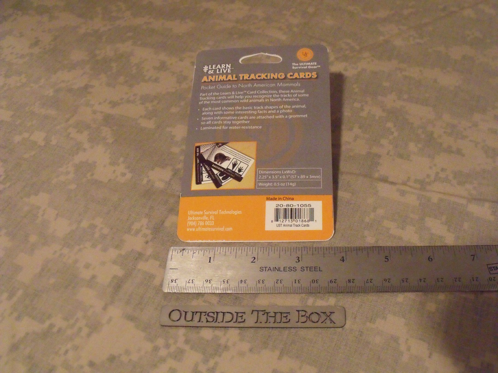 Ultimate Survival Technologies: Animal Tracking Cards, UST, 7 Cards