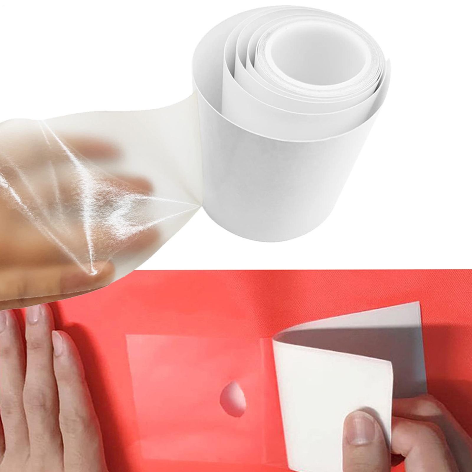 TPU Repair Tape Tent Transparent Waterproof Multi-Use Patch for Pool Tent Repair