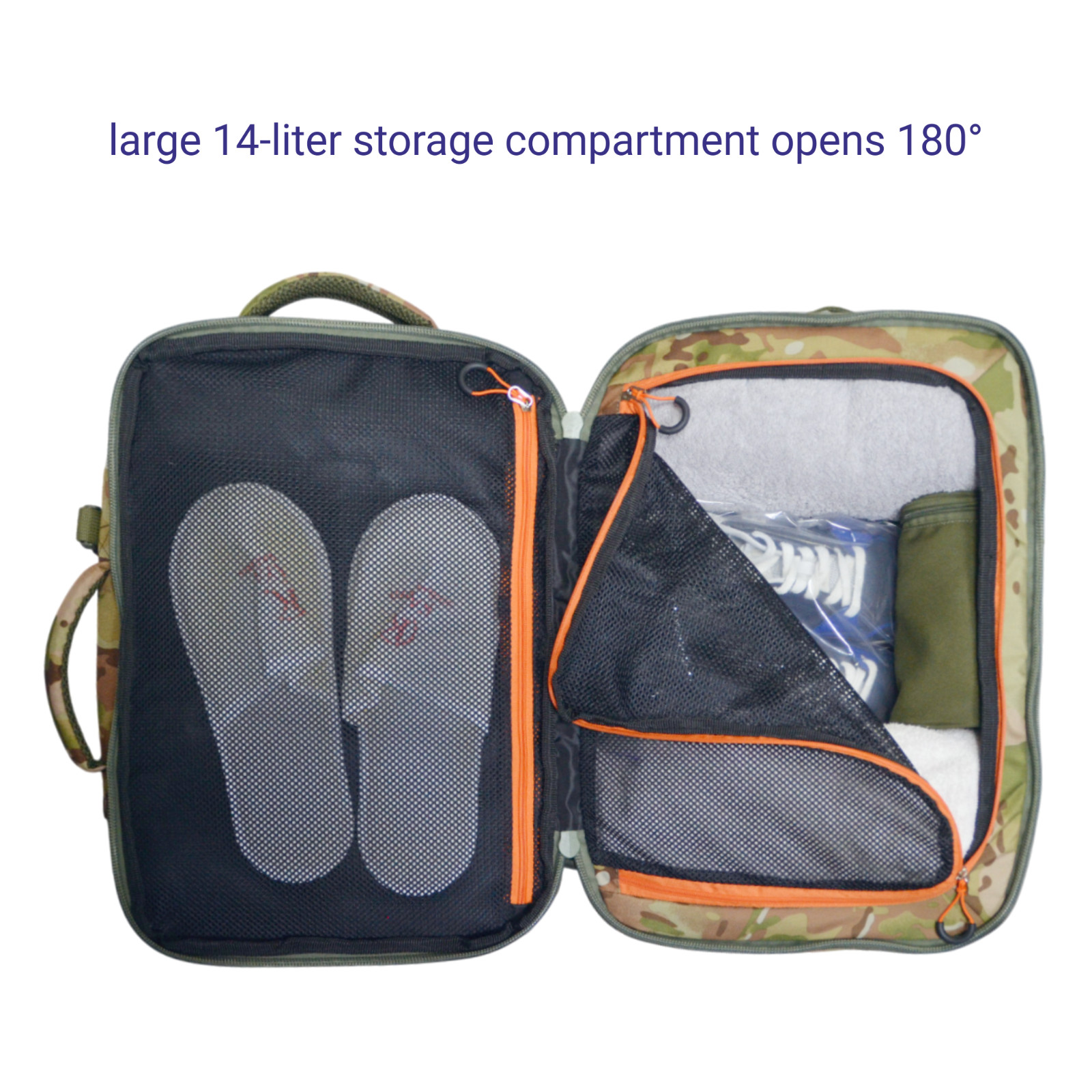 Empty Emergency Survival Tactical Travel Backpack 40L Family Comfort Rucksack