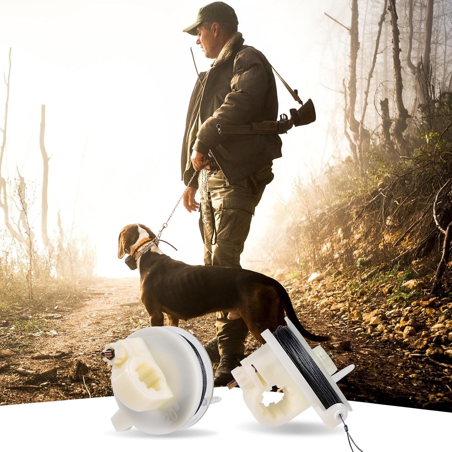 2 Pcs Trip Wire Alarm Device 12 Gauge Camping Security Perimeter Trip Alarm Camp