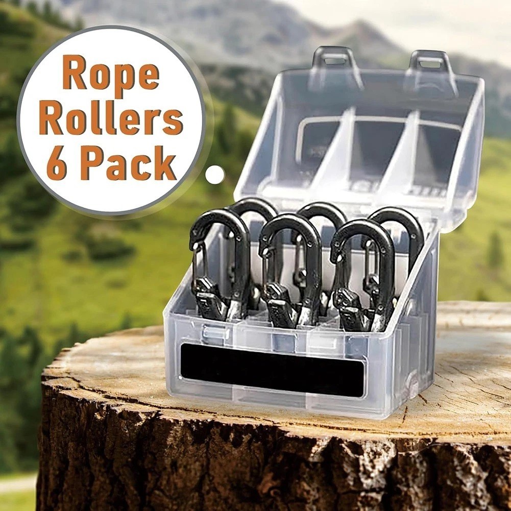 Outdoor Tensioner with Rope Roller Paracord Cinching Tool for Camping,8678