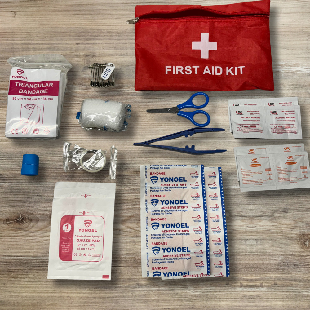 First Aid Kit Med Pack Medical Emergency Trauma Bag Survival Case Pouch Portable