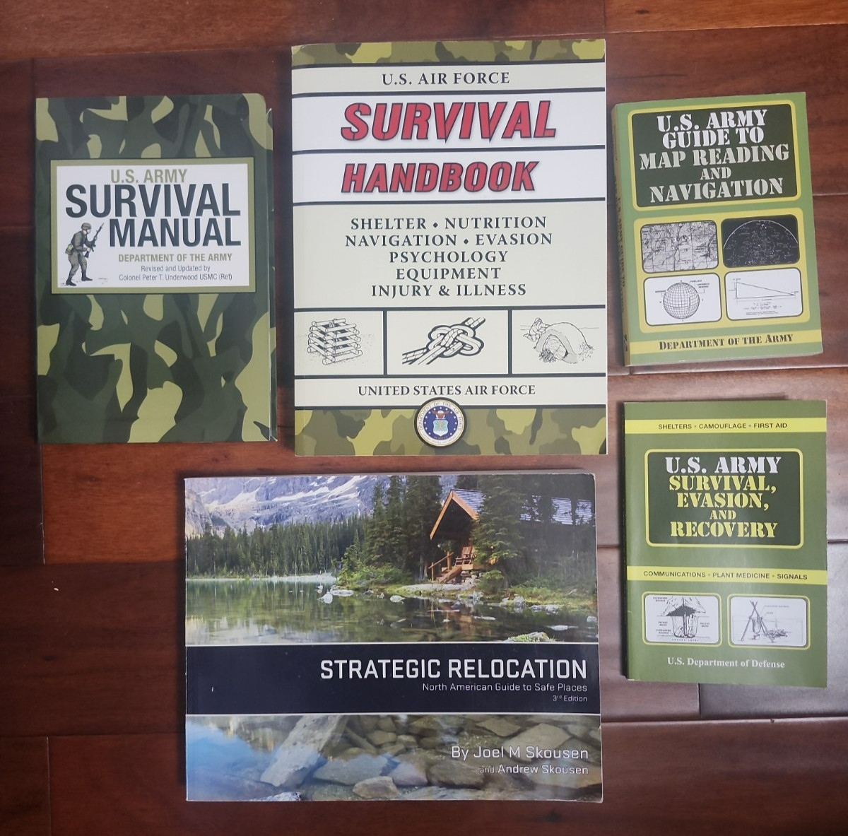 Book Lot US Army Survival Guides and More-Be Prepared When It Hits The Fan!