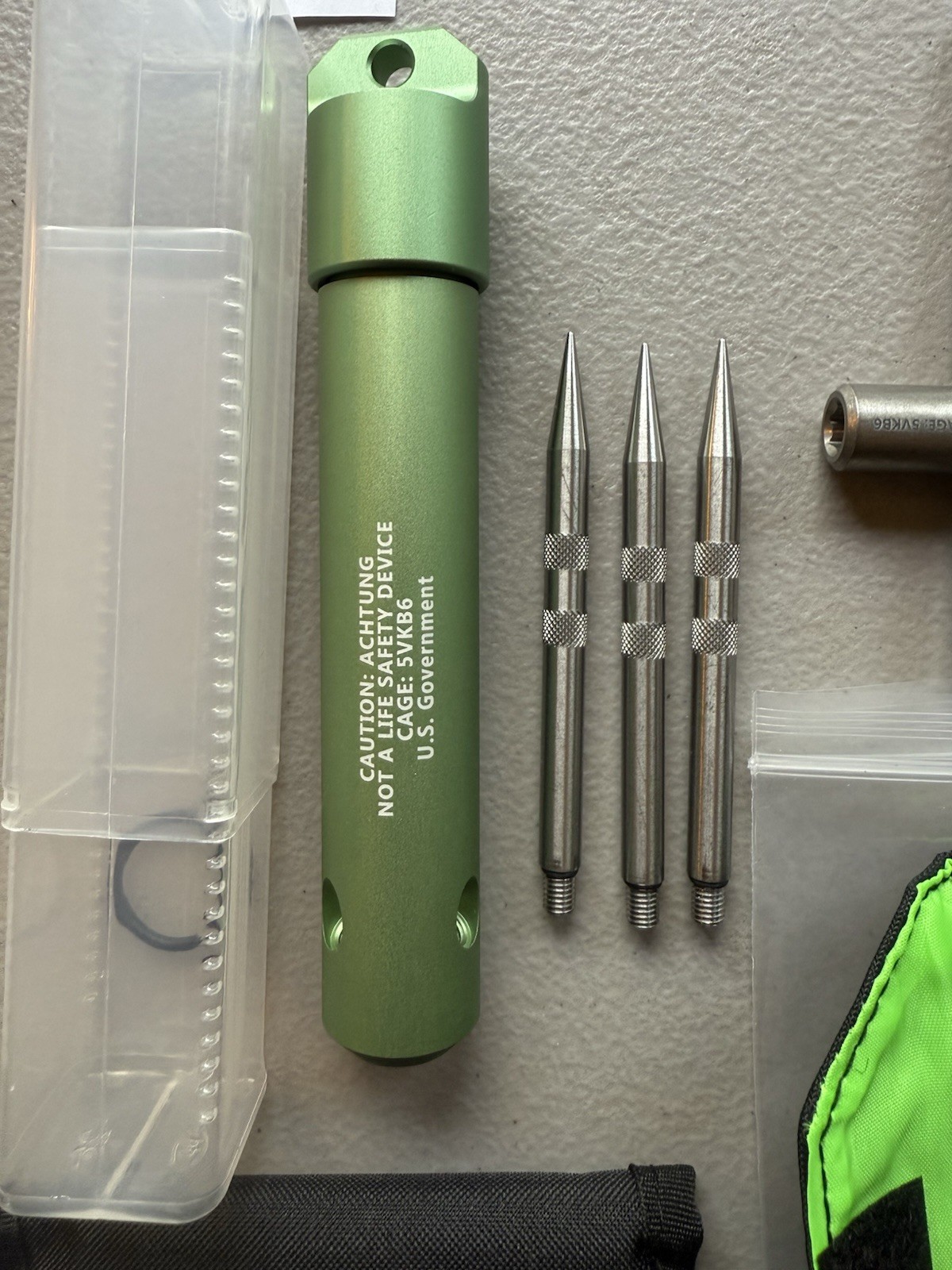 CountyComm Maratac Lot Aviation Screwdriver Titanium T Driver Grappling Hook EDC