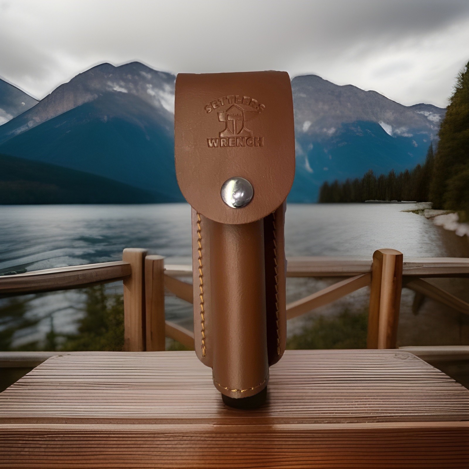 Outdoors Settlers Tool, also known as a bushcraft hand auger wrench.