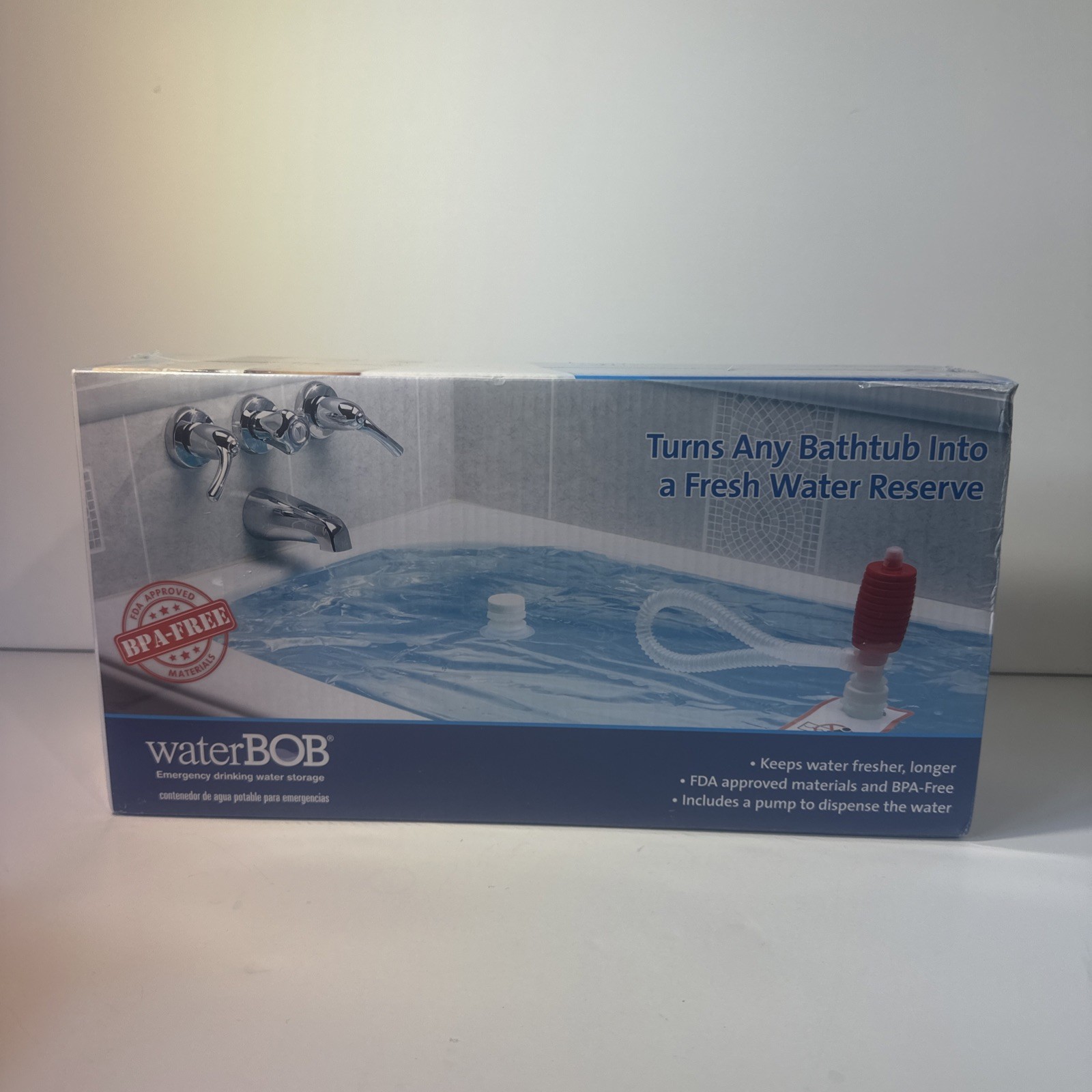 WaterBOB Bathtub Emergency Water Storage Container, Drinking Water Storage, 100g