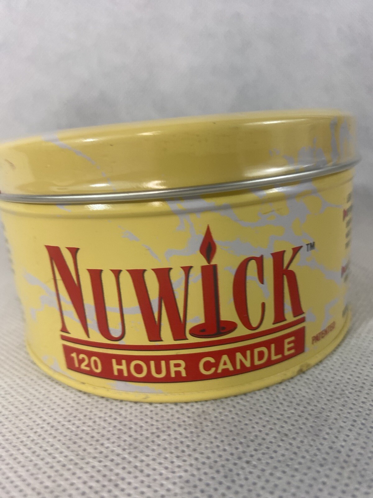 Nuwick 120 Hour Emergency Candle Moveable Wicks Reusable Light Heat Cook – 14 oz
