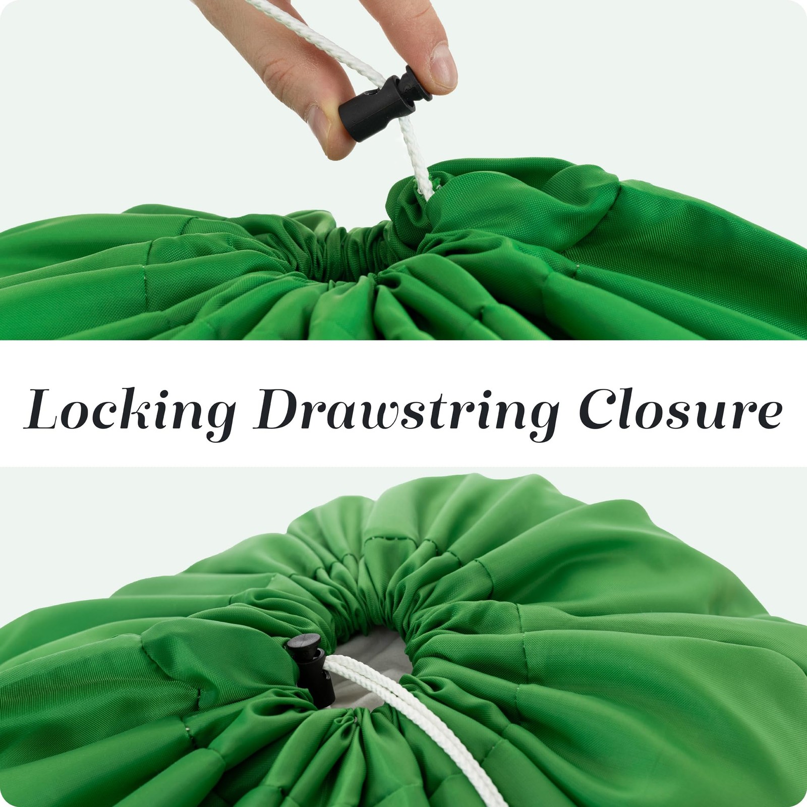Handy Laundry Nylon XL – Large Capacity with 30″ x 40″ | 2-PACK, Green
