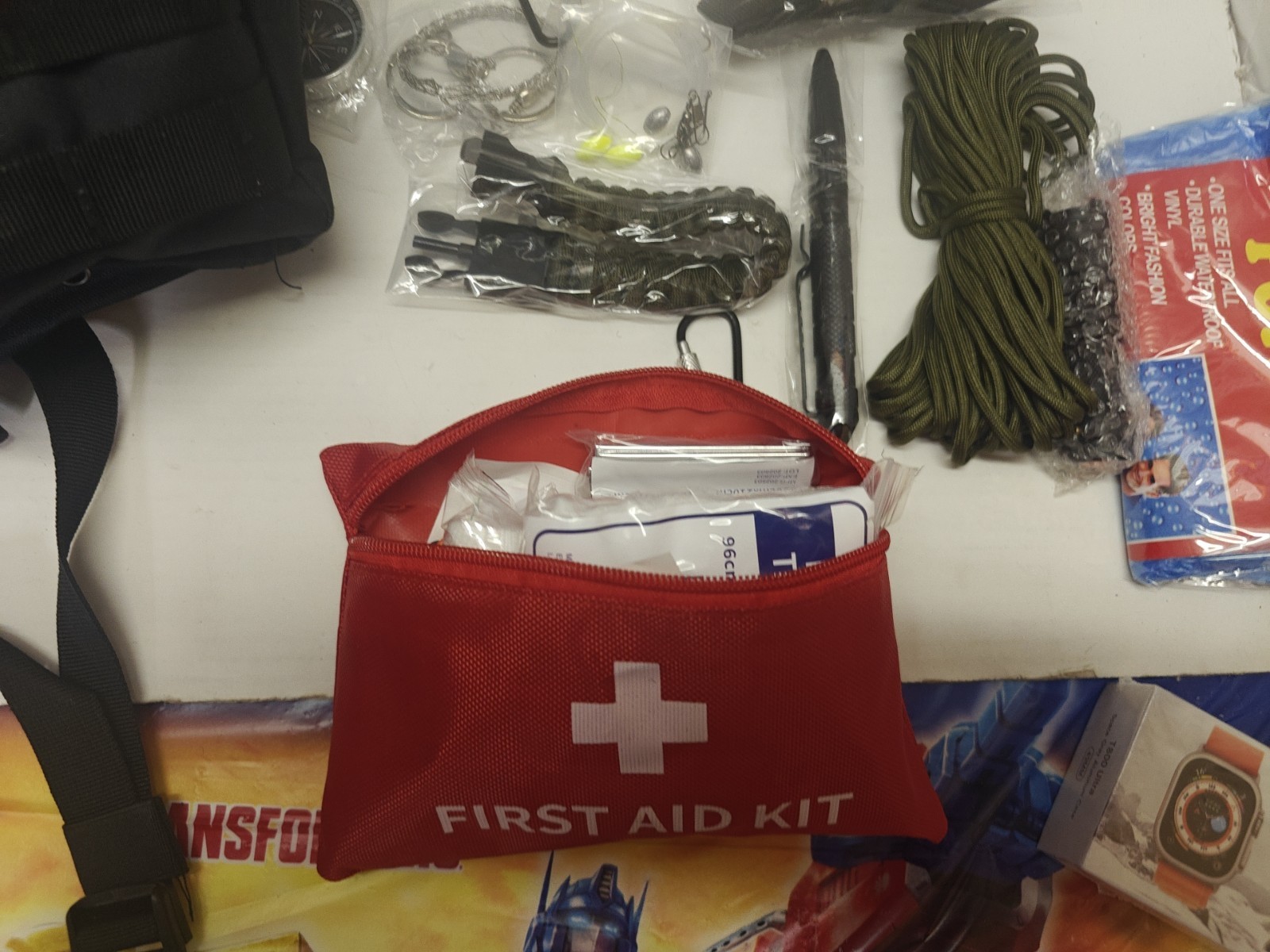 First Aid /survival kit With Carry Bag.