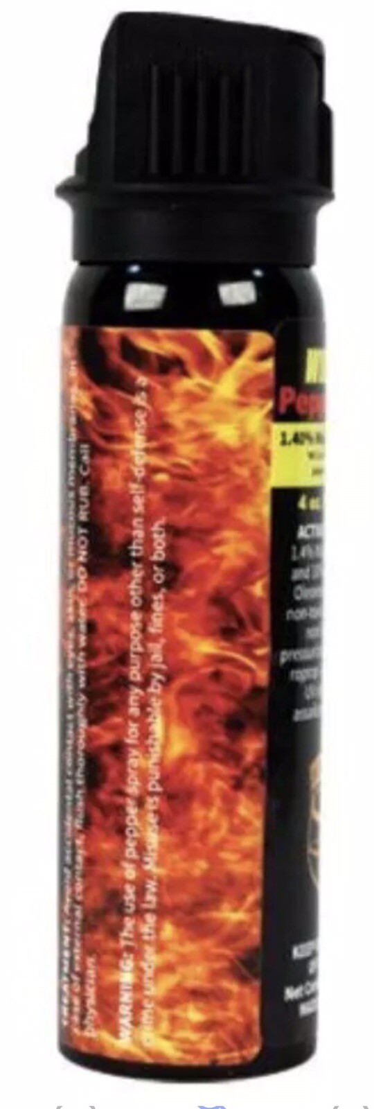 HOTTEST Wildfire Sticky Pepper GEL Self Defense 4oz Spray 10% OC 1.4% MC UV Dye