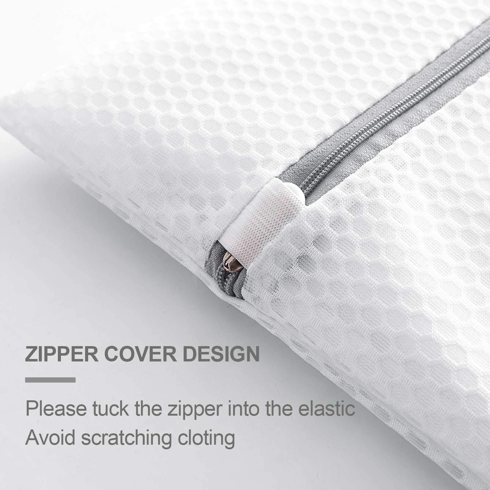 2 XX-Large Honeycomb Delicates Bags for Washing Machine, 24 2 XX-Large, White