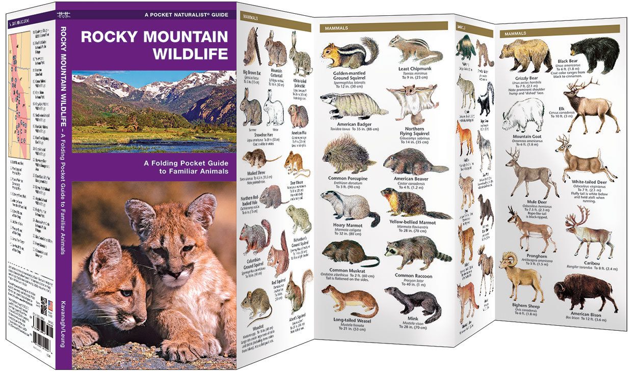 Rocky Mountain Wildlife – Camping Survival Outdoor Guide Book Bug Out Bag Kit