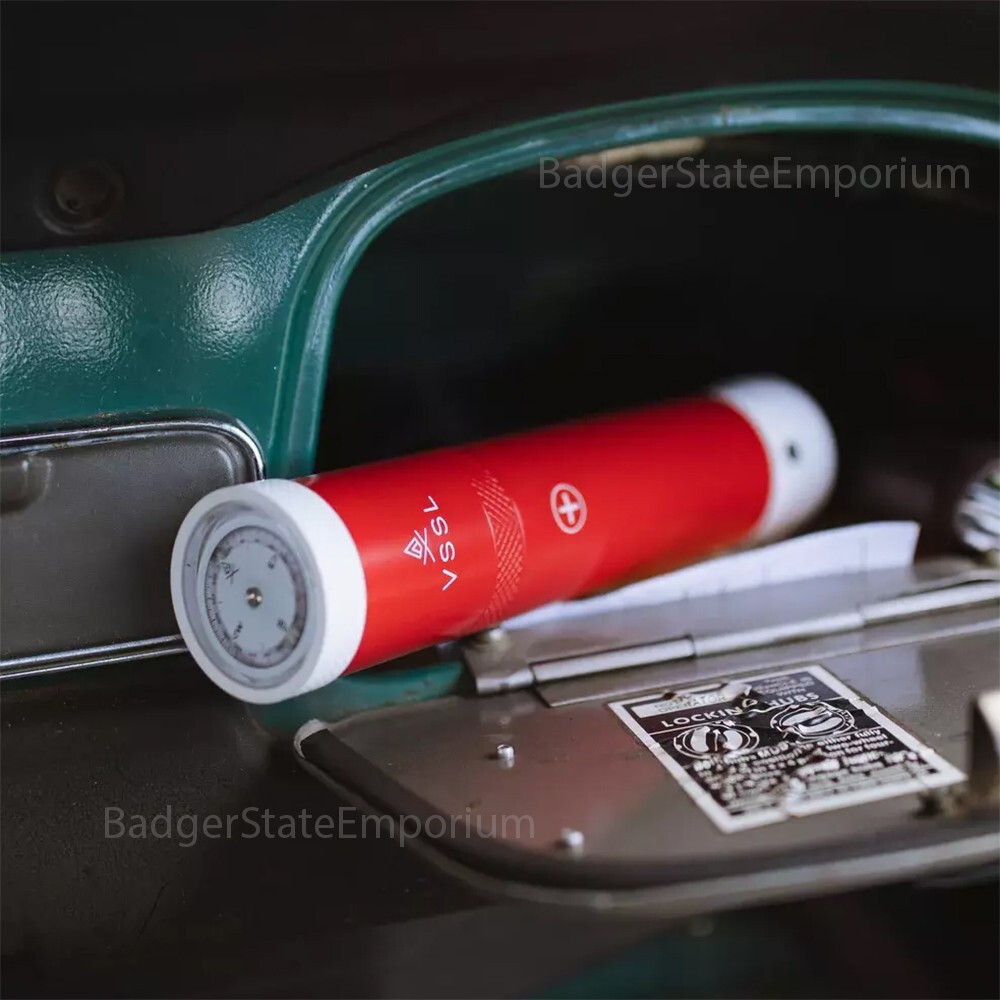 VSSL First Aid Stash Kit Aluminum +Storage Tins Flashlight Compass LED SOS Light
