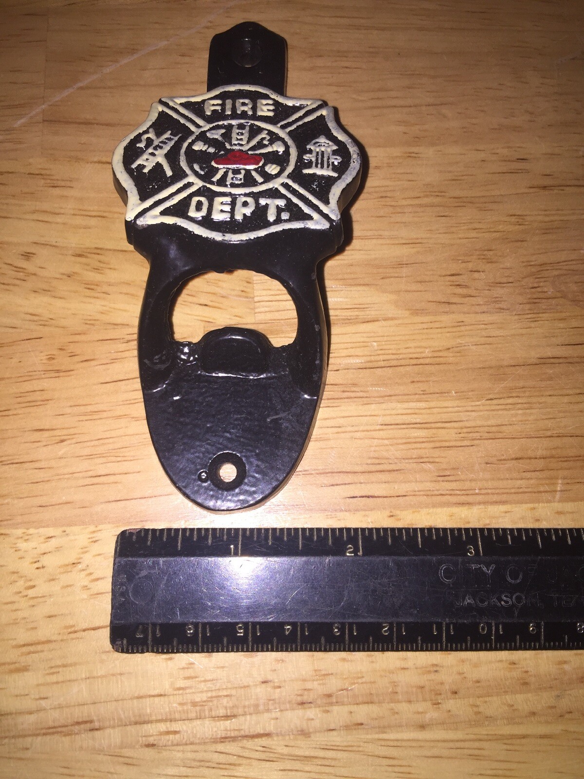 Firefighter Bottle Opener Fireman Fire Chief Department Emergency Rescue Decor