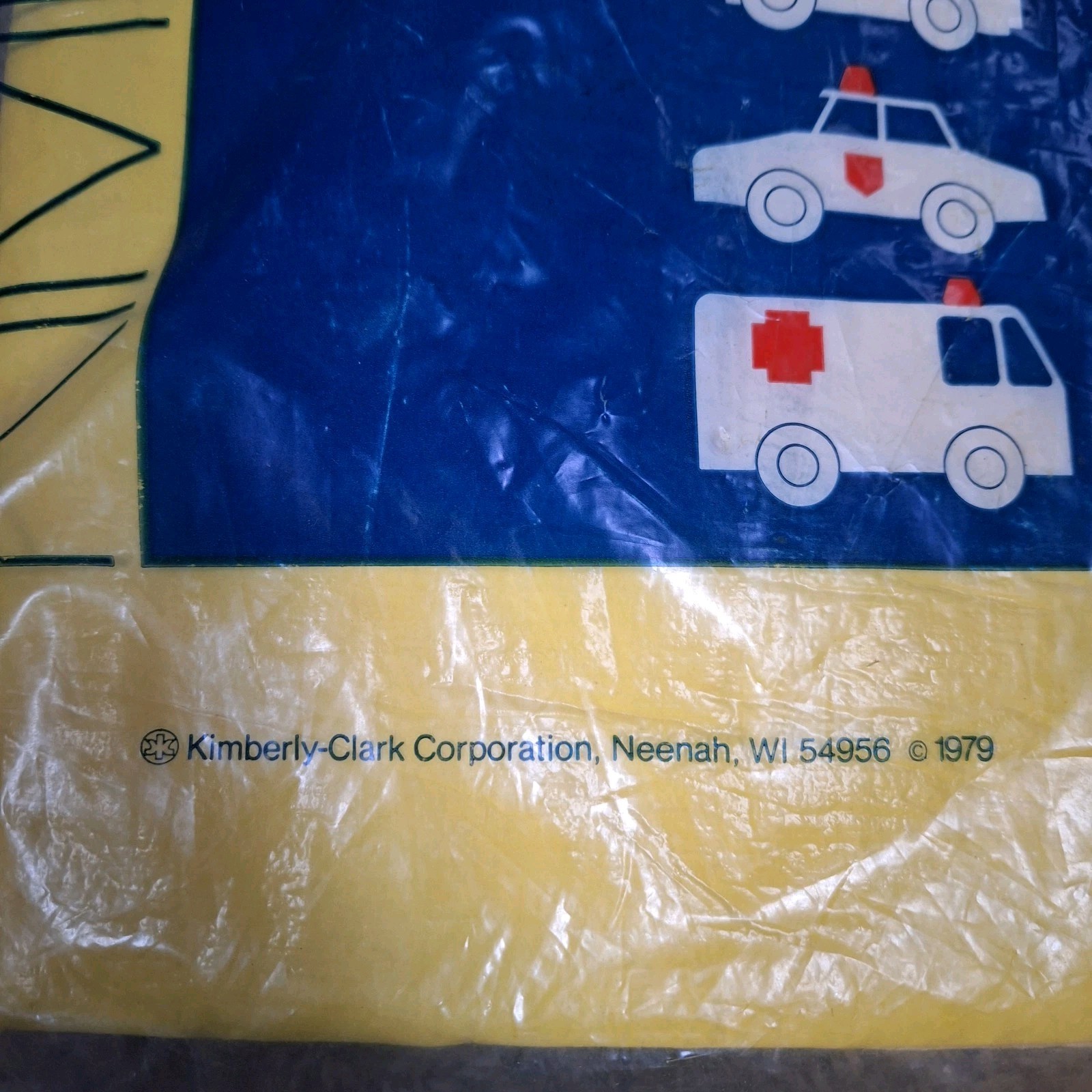 1970s Emergency Blanket Vintage 60″ X 90″ Camping Cold Weather Yellow Disposable