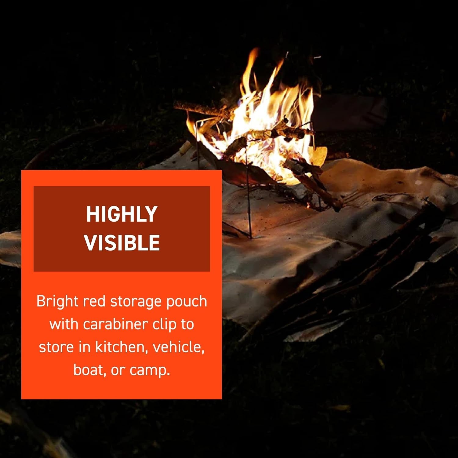 S.O.L. Survive Outdoors Longer Emergency Fire Safe Fire Blanket