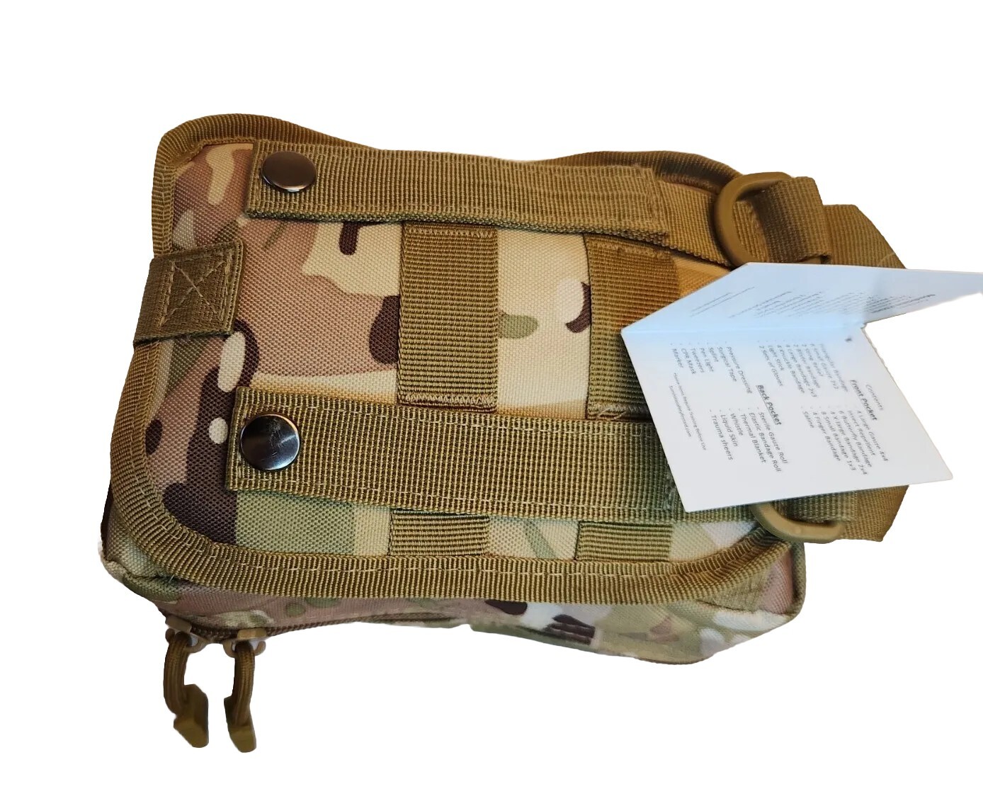 Wilderness IFAK Trauma Kit-Survival-Bug Out Bag Preparedness-Medical NAR CAT