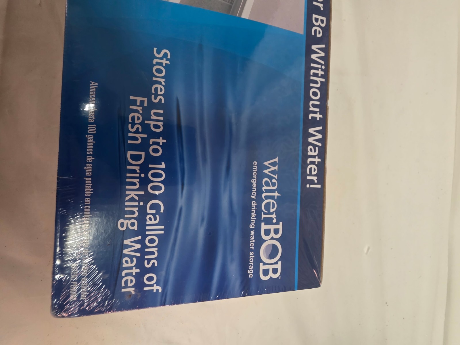 New WaterBob Bathtub Emergency Drinking Water Storage 100 Gallons. New/Sealed