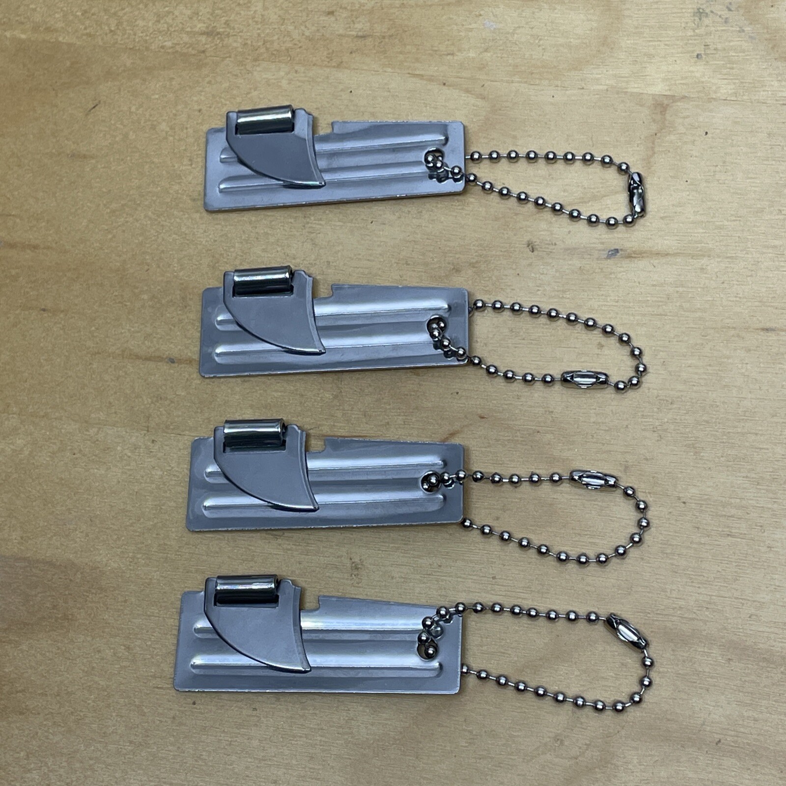 New Pack of 4 P38 Style Manual Can Openers Bug Out Get Home Bag Steel WW2 Penny