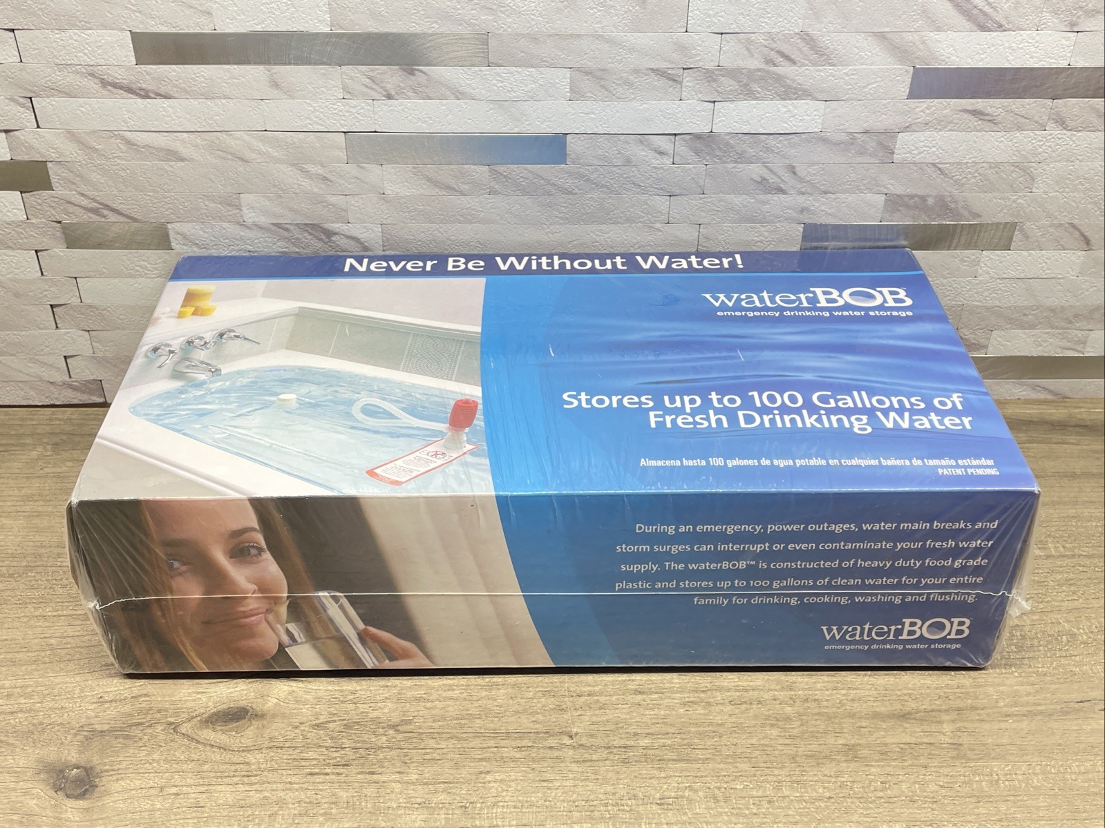 NEW WaterBOB Bathtub Emergency Drinking Water Storage Container, 100 gallons