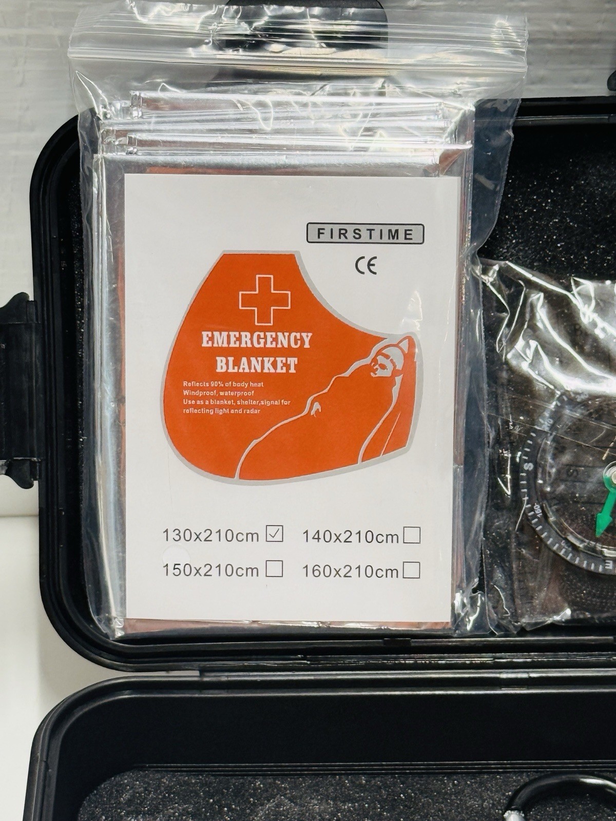 Emergency Survival Kit Tactical Gear Set Camping Hiking Outdoors Hard Case EDC