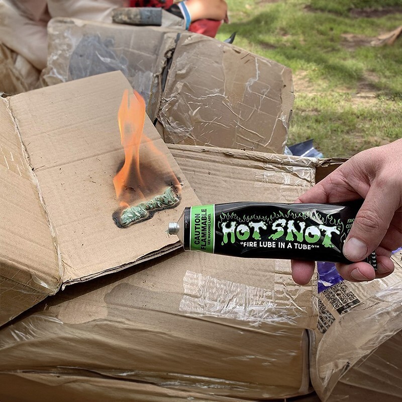 Hot Snot Fire Starter Fire Paste Fire Lube in Tube Quick & Clean Firestarter Kit