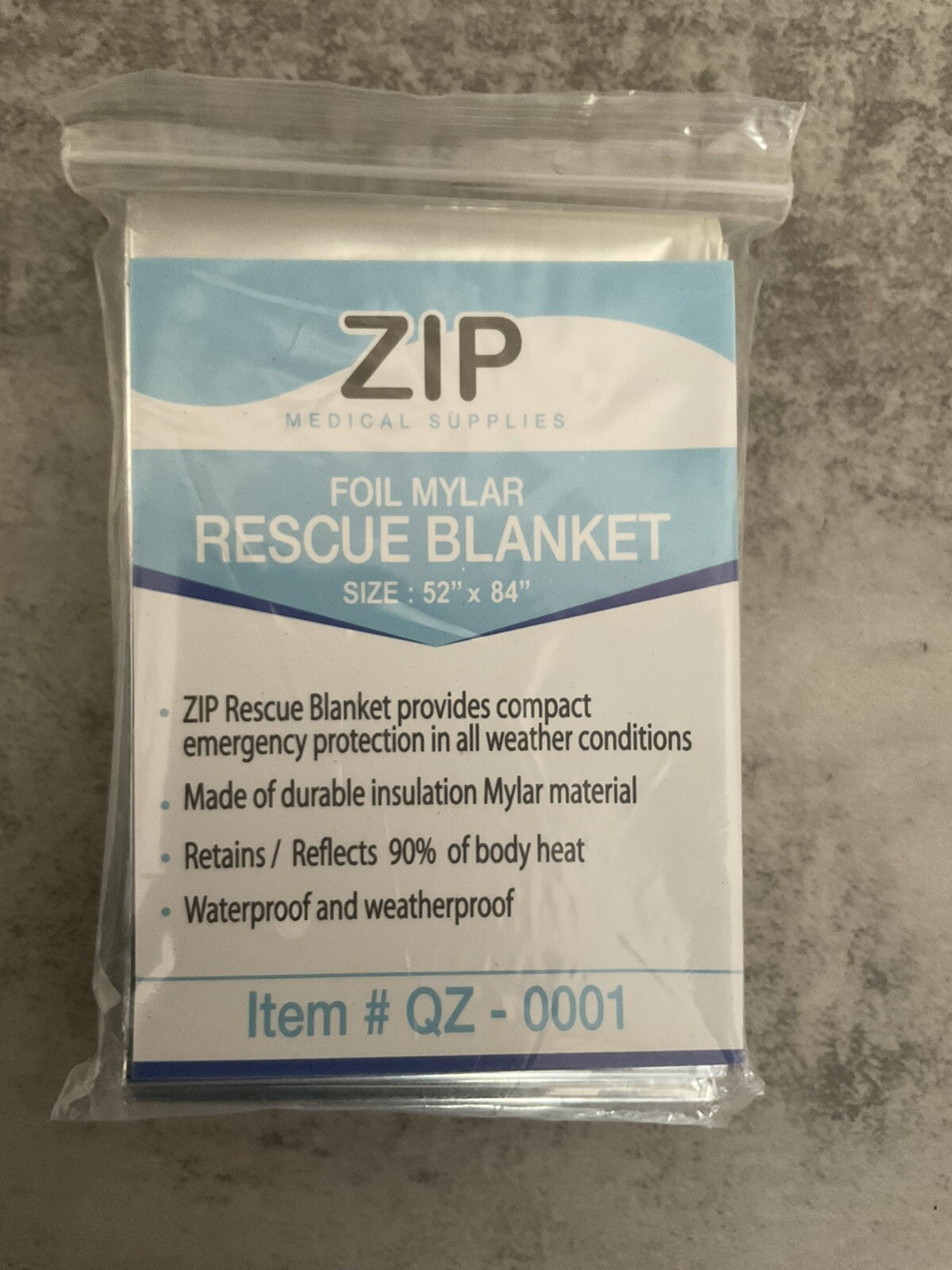 10 Emergency Rescue Space Thermal Mylar Blankets 84 x 52 New! Free Shipping!