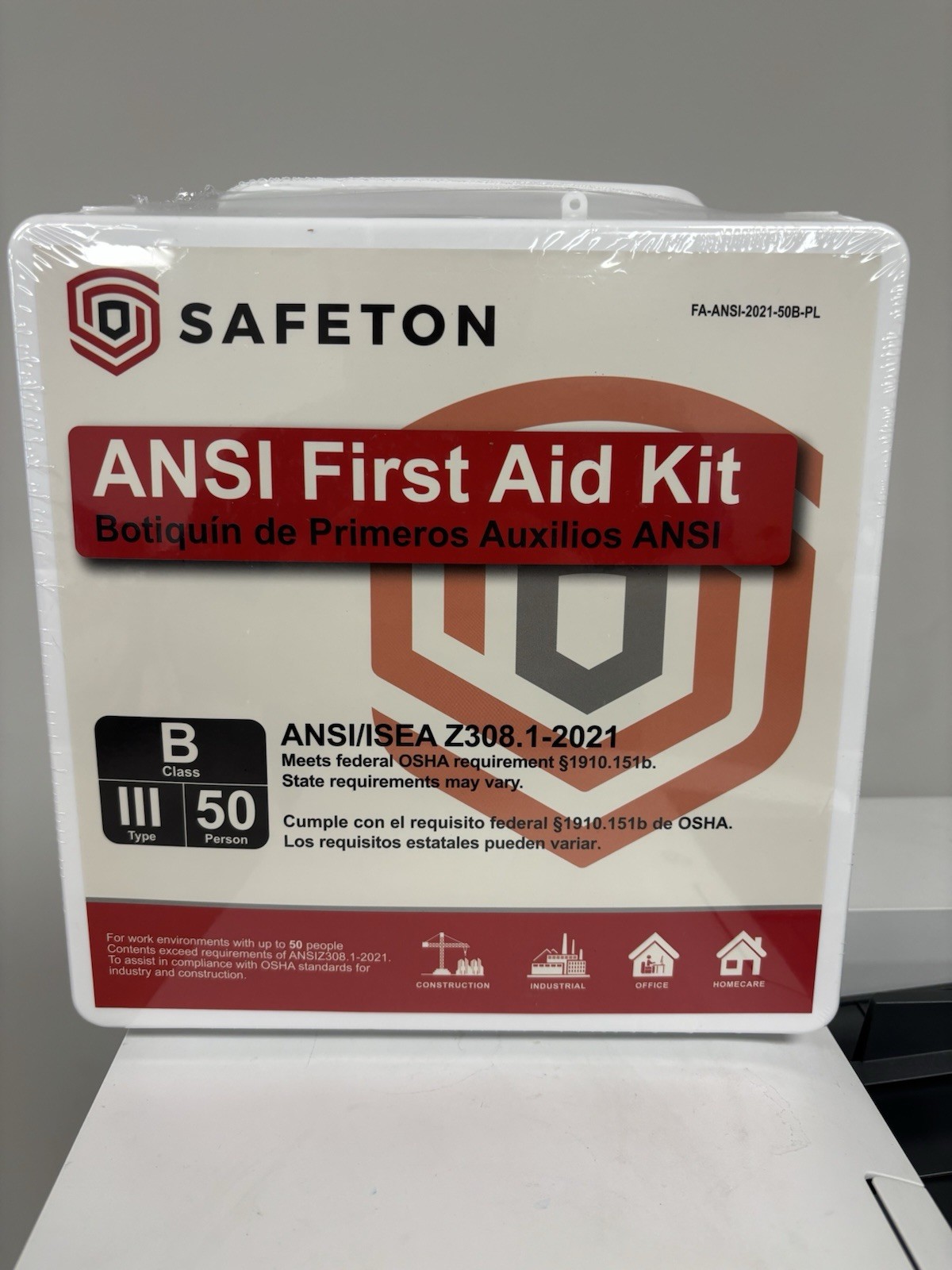 50 Person First Aid Kit -OSHA ANSI- BRAND NEW/ EXP 2027