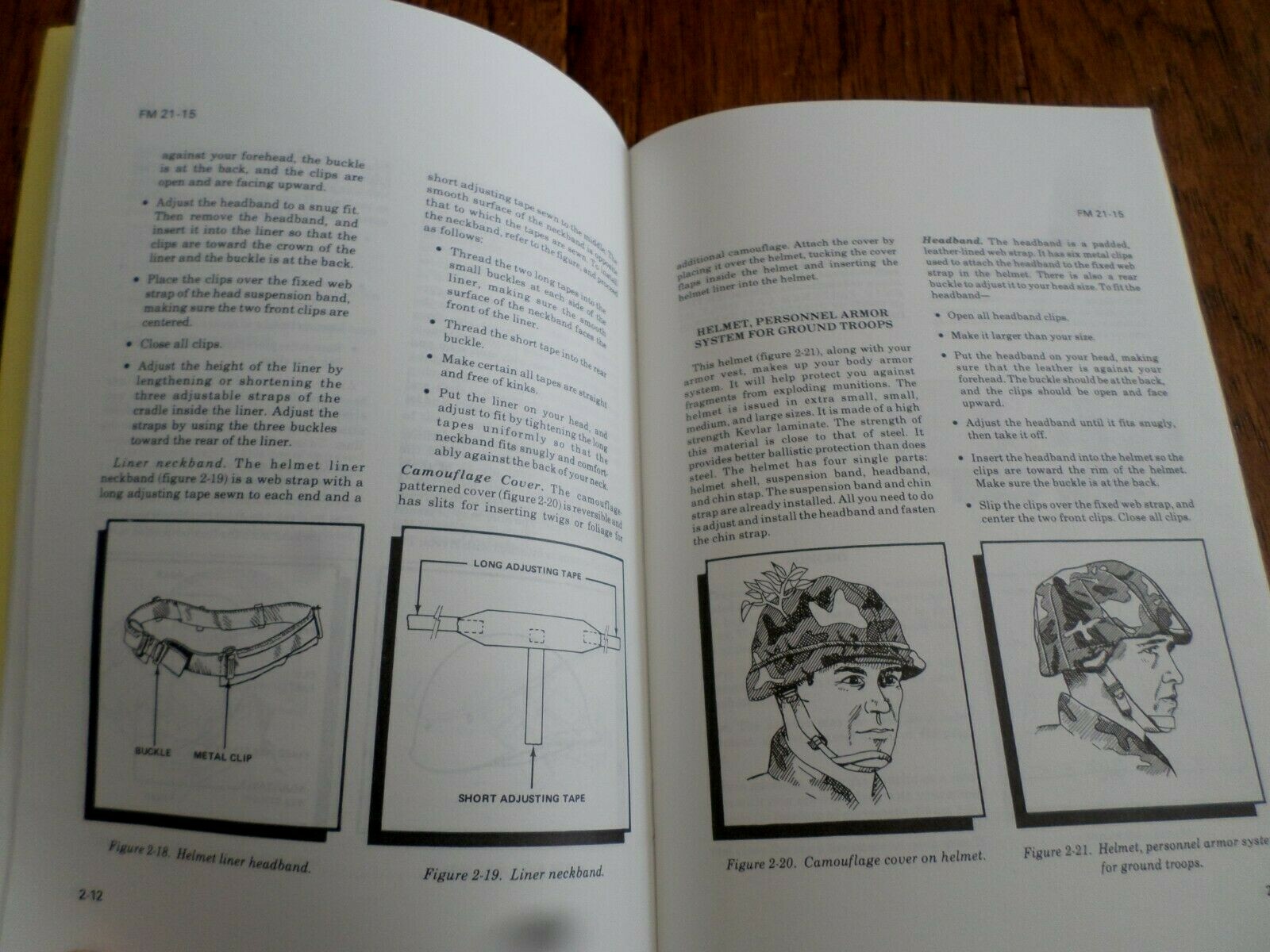 U.S ARMY HANDBOOK CARE AND USE OF CLOTHING AND EQUIPMENT BOOK