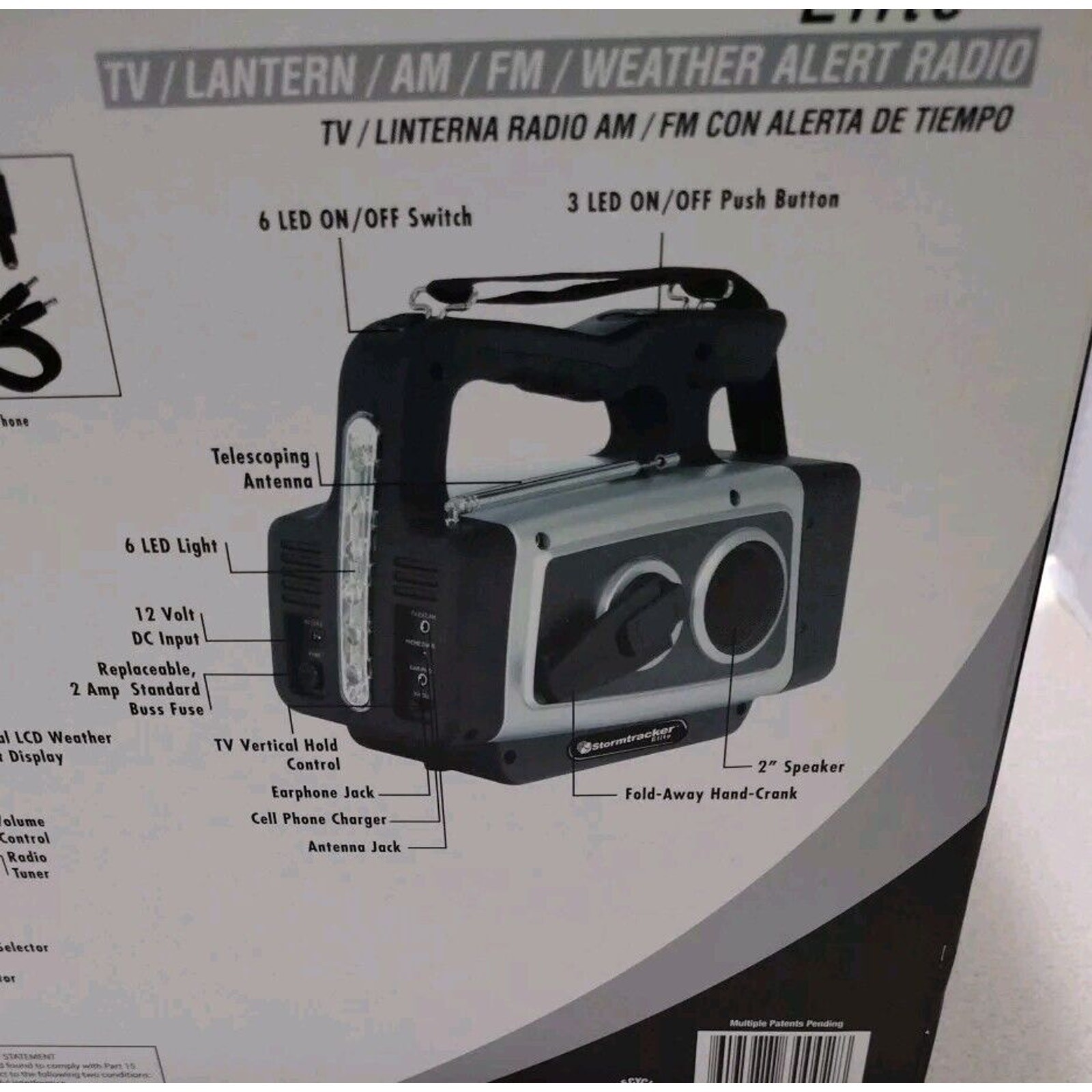 Vector Stormtracker Elite WC300DSV TV/Lantern/AM/FM/ Weather Alert Radio – NIB!!