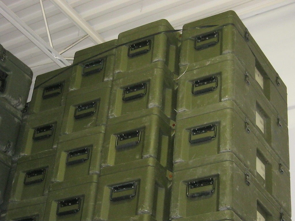 Hard Case Military Caisi Client Module 28x13x11 Hinged Lid