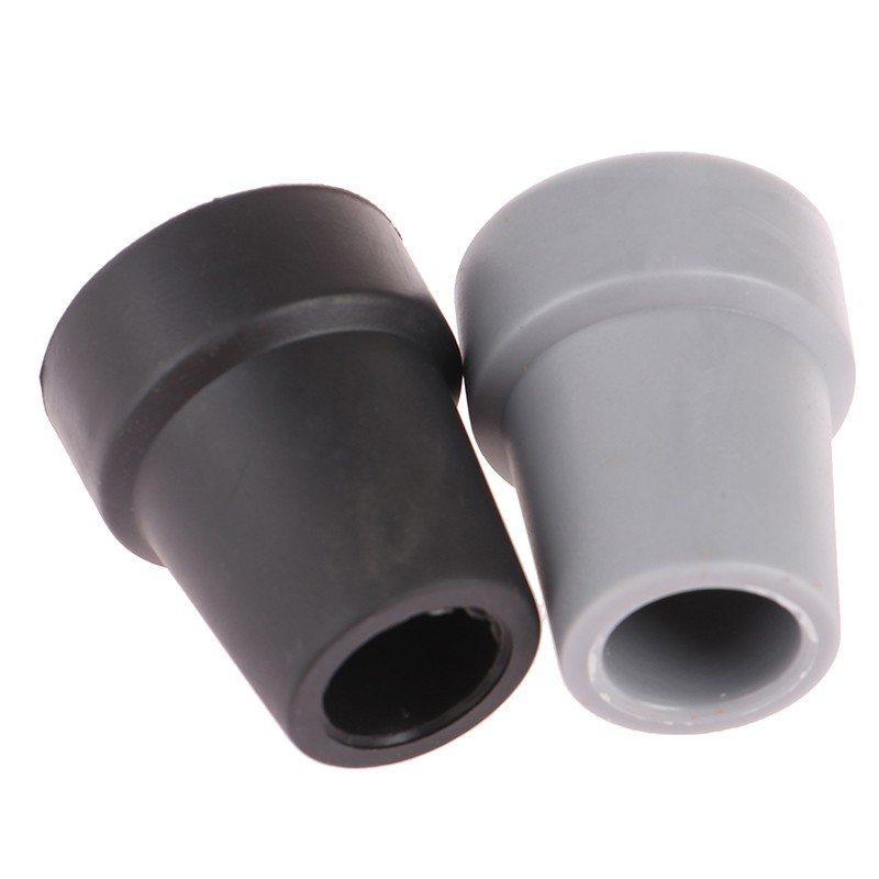 Walking Stick Cane Crutch Pad Rubber Heavy Duty Metal Ferrules End Bottom New