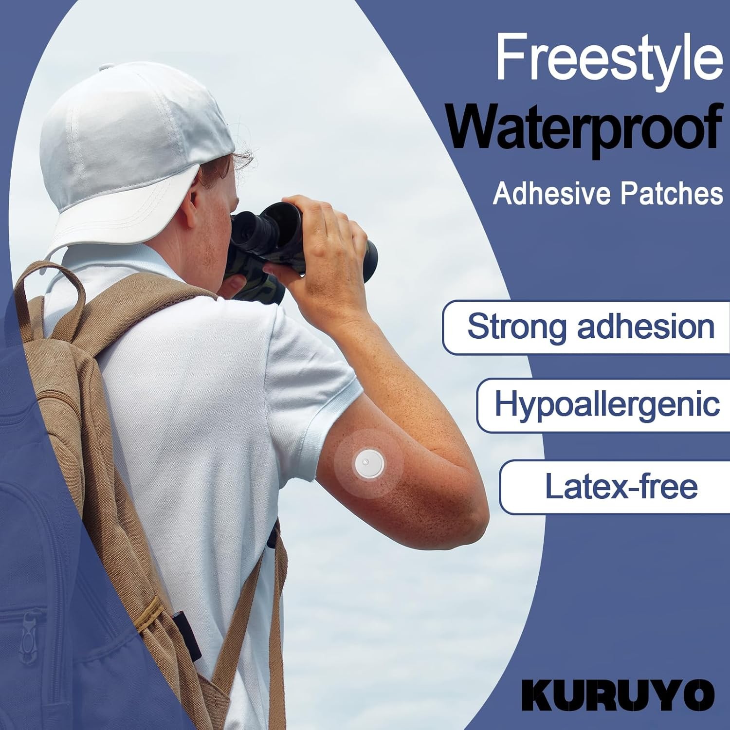 Waterproof Sensor Covers – Transparent Long-Lasting Patches (15 Days)