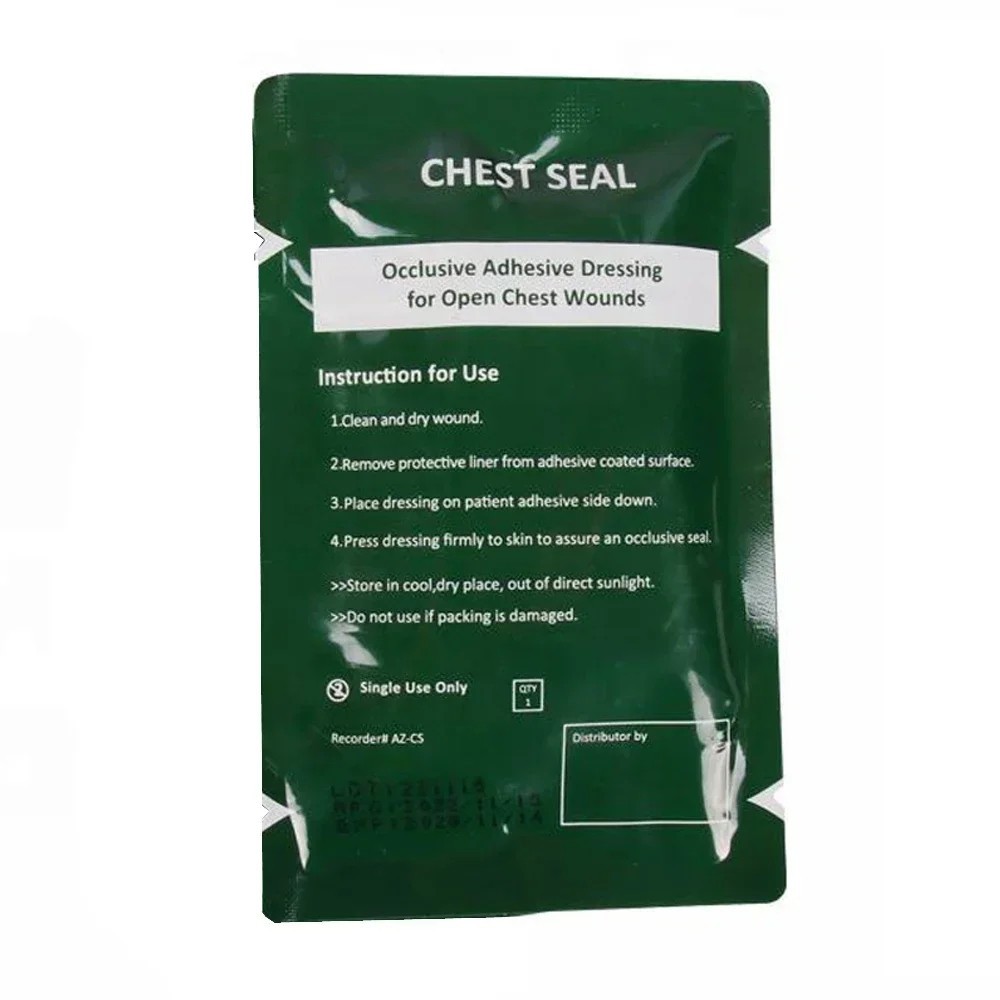 Vent Chest Seal Life-Saving Wound Care for Emergency or Tactical Situations Adva