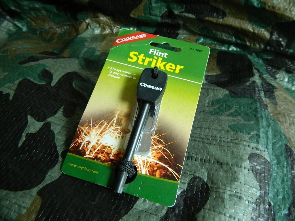COGHLANS FLINT STRIKER WATER RESISTANT FOR OUTDOOR EMERGENCY CAMPING US SELLER
