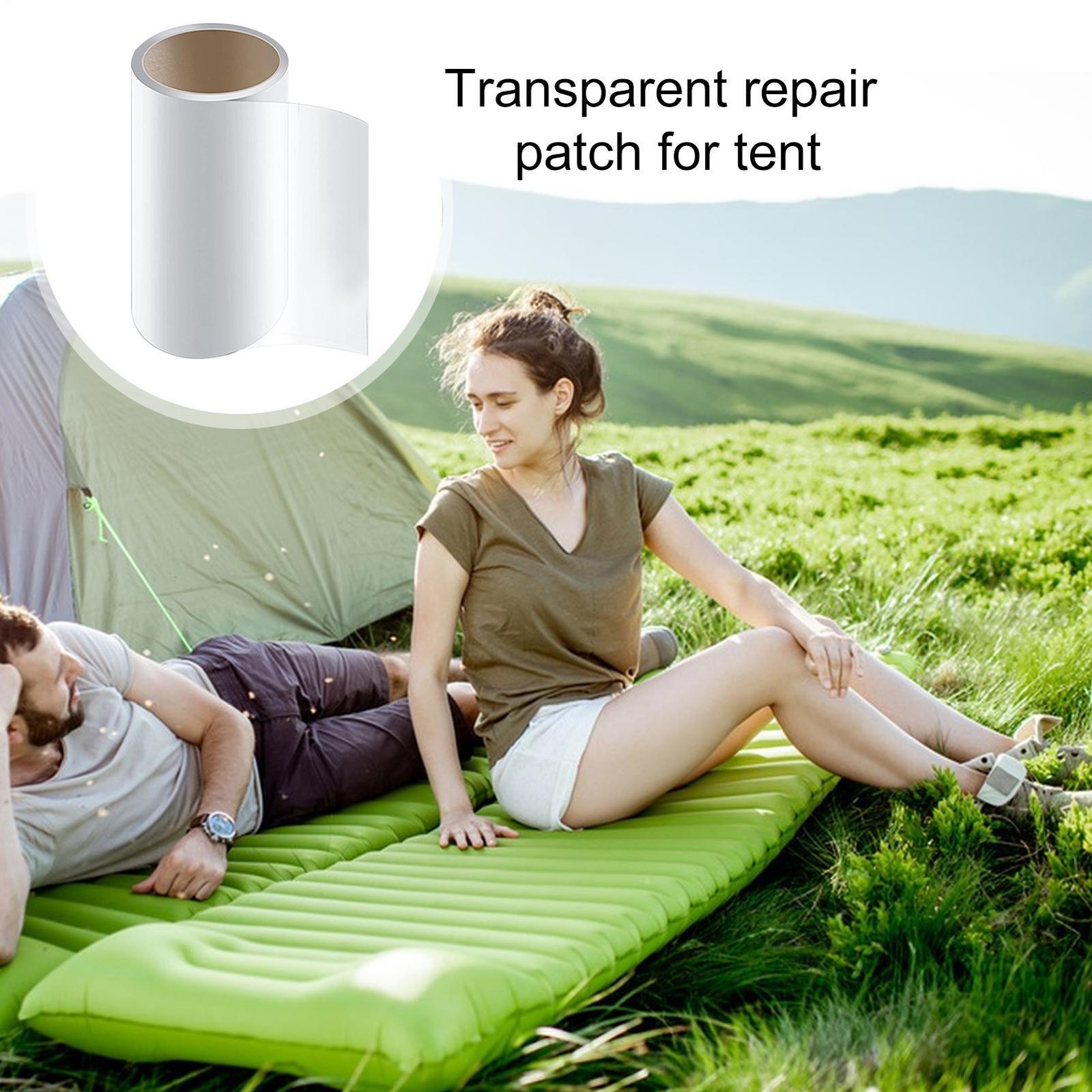 TPU Repair Tape Tent Transparent Waterproof Multi-Use Patch for Pool Tent Repair