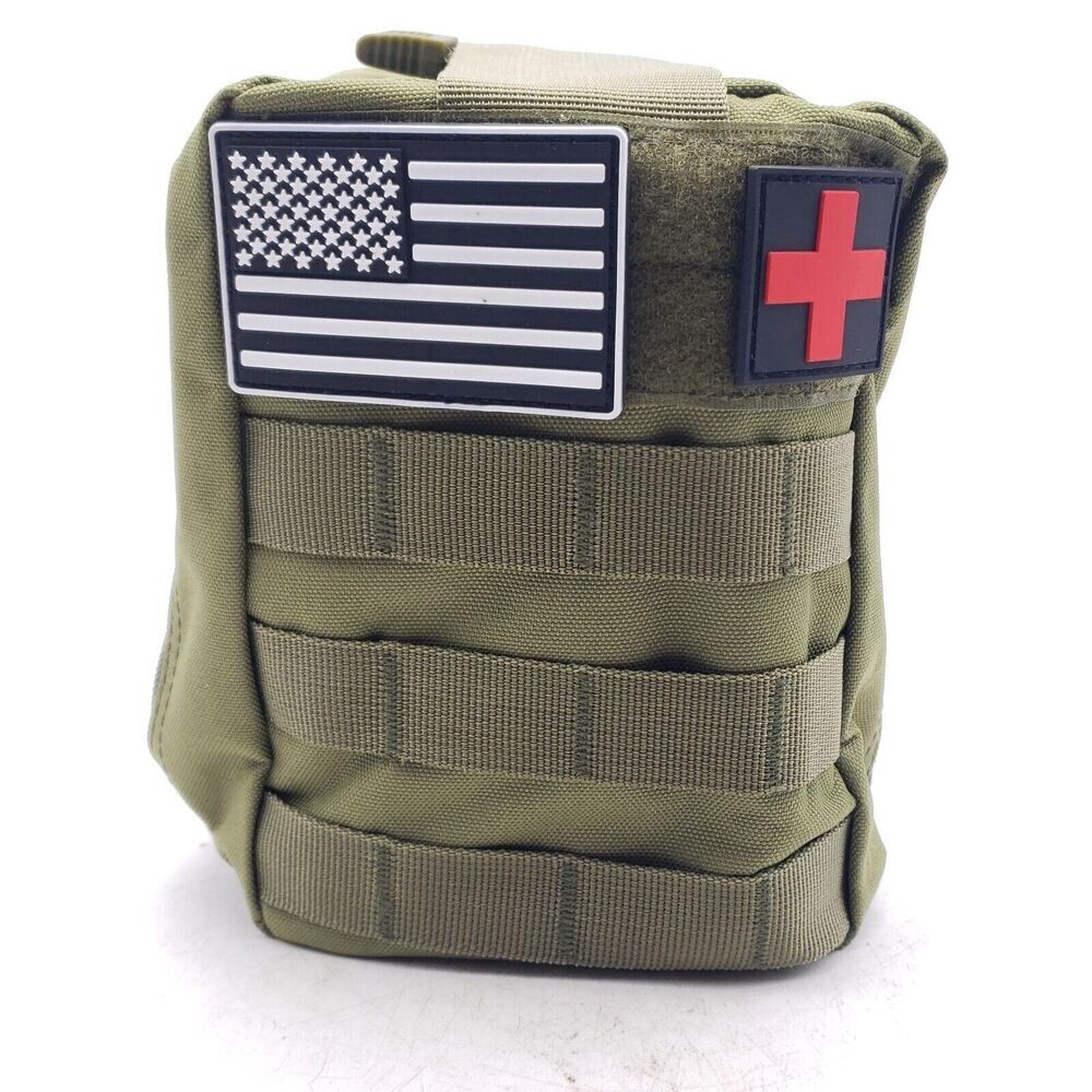Emergency Survival Kit Bag First Aid Bug out Military Prepper Kit 142Pcs Bag