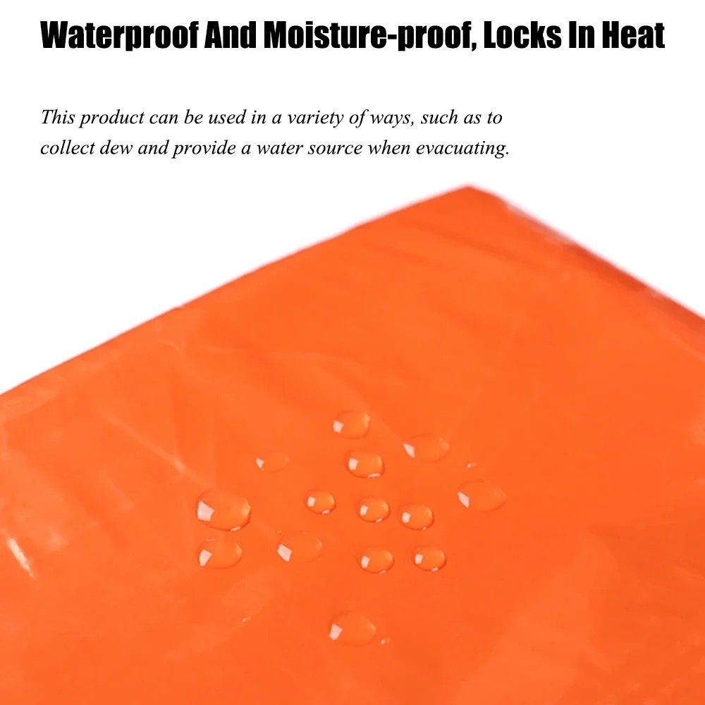 Portable Waterproof Emergency Survival Sleeping Bag Outdoor Edc Camping Gear