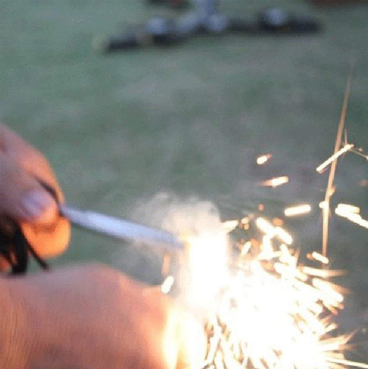 Large Survival Magnesium Flint Stone Fire Starter Emergency Kit Camping